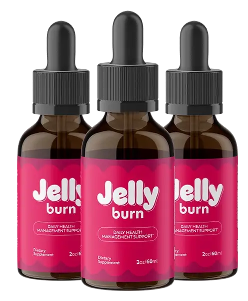 JellyBurn metabolism support supplement drops bottles